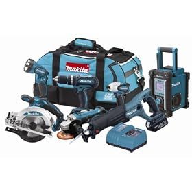Makita LXT700 7-Piece 18-Volt Lithium Cordless Tool Combination Kit
