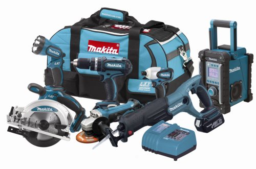 Makita LXT700 7 Pc 18V Lithium Cordless Tool Combination Kit