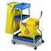 Continental 271 Blue Port-A-Cart Janitor Cart