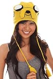 Adventure Time with Finn and Jake Plush Laplander Earflap Beanie Character Hat Cap / Officially Licensed Product Cartoon Network 