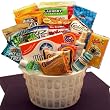 Away From Home Snacks and Essentials Care Package in Mini Laundry Gift Basket