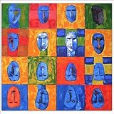 Blue Masks Painting - Bali Art - New Arrivals - CraftNetwork