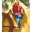 Margarita and Miguel Macaw sculpture home parrot statue New (The Digital Angel)