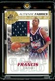 2003-04 SP Game-Used Steve Francis Jersey 64/100 Houston Rockets Basketball Card - Mint Condition - Shipped In Protective Display Case!