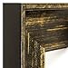 Craig Frames 507V 13 by 19-Inch Picture Frame, Smooth Wrap Finish, 2.375-Inch Wide, Distressed Black and Gold
