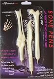 Skeleton Anatomical Bone Pens (Blister Pack; Set of 3); Halloween