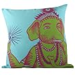 Blue Ganesh Pillow Cover