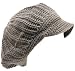 Brownish Greyish Taupe Knitted Trendy Warm Cab Driver Newsboy Paperboy Beanie Beret w...