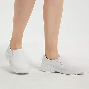 hawkwell women's lightweight comfort slip resistant nursing shoes