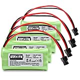 4-Pack Premium truCELL High-Capacity Cordless Phone Replacement Batteries for Uniden DECT and Radio Shack BT-1008 / BT-1016