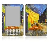 Cafe at Night Decorative Protector Skin Decal Sticker for Amazon Kindle 2 (6" LCD, 2nd Gen) E-Book Reader