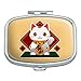 Cute Lucky Cat Maneki-Neko Rectangle Pill Case Trinket Gift Box