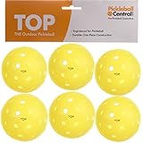 TOP ball (The Outdoor Pickleball) -6 count yellow