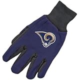NFL McArthur St. Louis Rams Two-Tone Utility Gloves