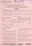 Purox Oxweld Welding, W-300 W400 Welding Torches & CW-399 CW400 Cutting Attachments Manual