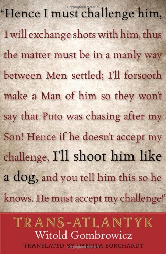 trans atlantyk an alternate translation the margellos world republic of letters