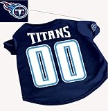 Officially Licensed by the NFL - Tennessee Titans Dog Football Jersey - X-Large (XL)