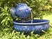 Smart Solar/Smart Solar 23470R01 Solar Powered Ceramic Fish Fountain. Blue glazed.