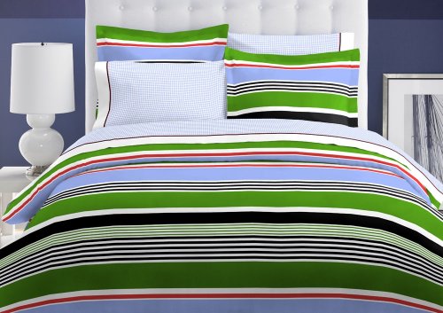 Tommy Hilfiger Derby Collection Duvet Set, Full/Queen