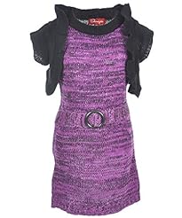 Toddler Acrylic/Metallic Sweater  Dress