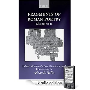 Fragments of Roman Poetry c.60 BC-AD 20