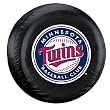 Minnesota Twins Black Tire Cover - Standard Size