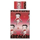 Betty Boop Red Black Duvet/Quilt Cover Bedding Set
