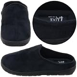 Black Slip On Clog Slippers for Men