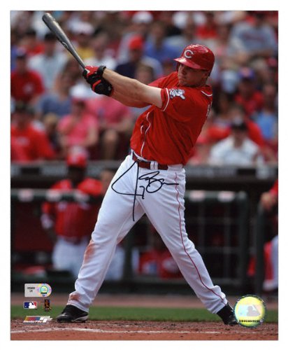 Mounted Memories Cincinnati Reds Jay Bruce Autographed 8x10 Photo