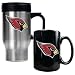Arizona Cardinals NFL Travel Mug & Ceramic Mug Set - Primary logo