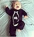 Baby Boy Girl Romper Milk Printed Long Sleeve Jumpsuit Playsuit Outfits