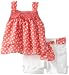 Little Lass Baby-Girls Newborn 2 Piece Short Set With Belt
