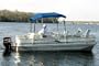 4 BOW MARINE BLUE BIMINI BOAT COVER TOP WITH ZIPPERED BOOT FITS 85"-90" WIDTH BEAM BOAT COVERS