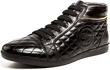MENSU Oxfords New Fashion Style Classic Lace-up High-Top Shoes Casual Men's Shoes black 8.5 D(M)US