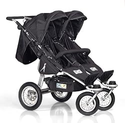 Trends For Kids Twinner Twist Duo Double Stroller, Black