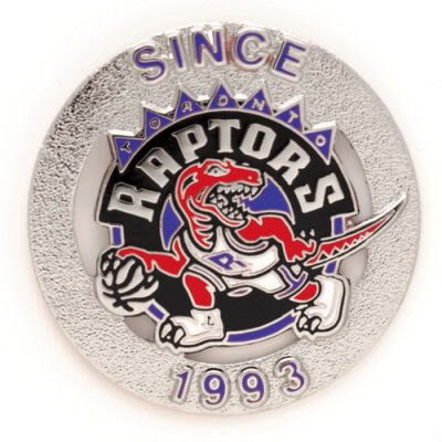 TORONTO RAPTORS OFFICIAL LOGO LAPEL PIN