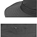 ISEYMI Sun Hat Multifunctional Outdoor Safari Hat Wide Brim Caps Sunblock Fishing Hat Bucket Mesh Boonie Hat UPF50+ Light Gray