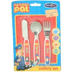 Born To Play - Postman Pat Cutlery Set