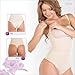 Shapewear Lycra - Nylon Body Shaper Braless Adjustables Straps.Thong Nude