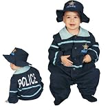 Baby Police Officer Costume Set - 0-9 mo.