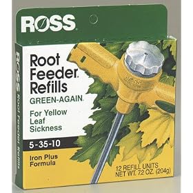 JOBES/ROSS 13530 "Ross" Green Again/Iron Formula Root Feeder Refills - Pack/12