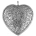 Safe Pewter Heart Charm