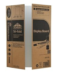 From Amazon.com. Click for details:
 Elmers Corrugated Tri-Fold Display Board, 40 x 28 Inches, White Inside/Kraft Outside, 12-Pack (730221) Elmers Corrugated Tri-Fold Display Board, 40 x 28 Inches, White Inside/Kraft Outside, 12-Pack (730221)
