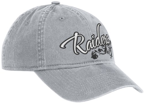 NFL Women's Fan Gear Team Color Slouch Adjustable Hat - EQ58W (Oakland Raiders, One Size Fits All)