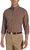 Izod Men's Long Sleeve Tartan Plaid Woven