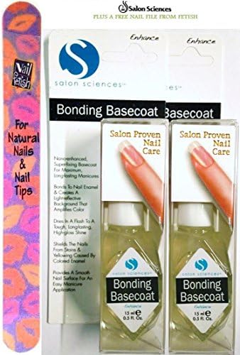 BY Salon Sciences Bonding Basecoat (PACK OF 2) Nail Tips
