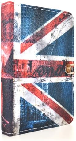 TaylorHe 6 inch Colourful eReader Covers eBook Reader Cases with Patterns and passport slot for Kindle Paperwhite / Kindle 2014 / Kindle Voyage Union Jack London