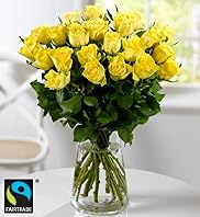 Fairtrade® 22 Yellow or White Roses