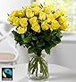 Fairtrade® 22 Yellow or White Roses
