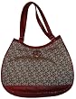 Women's DKNY Purse Handbag Town and Country Large Hobo w/French Grain Leather Chino/Red